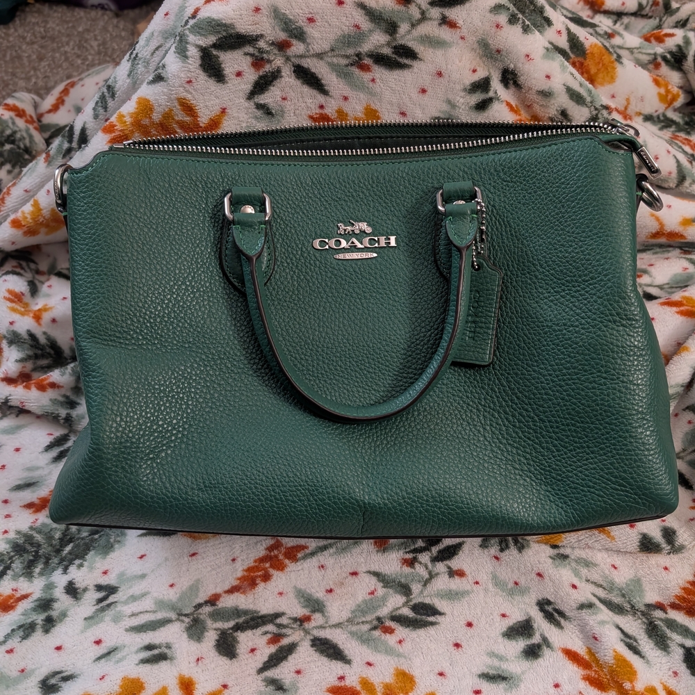Coach Green Georgia Satchel Bag